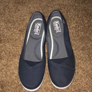 Blue slip on Keds
